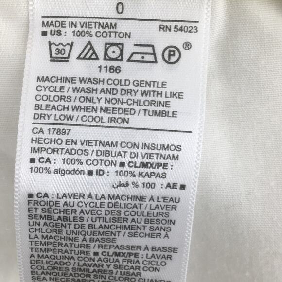 Old Navy Yellow White Pineapple Print Shorts Women's Size 0 - Picture 10 of 15